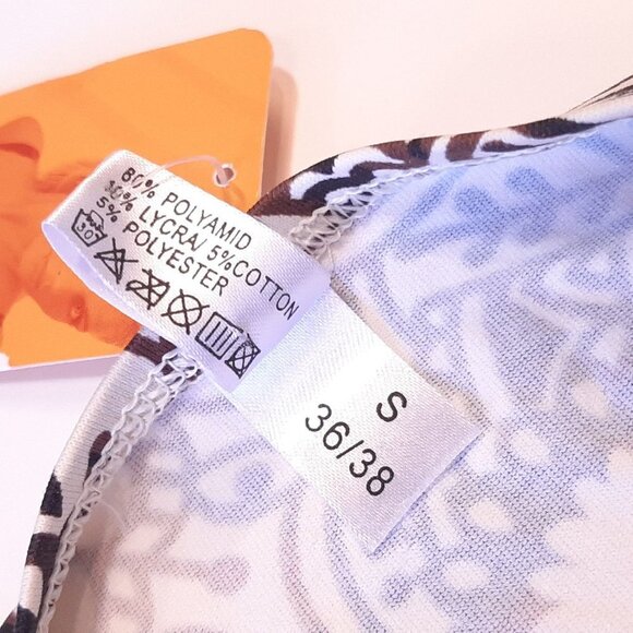 3/$20 NEW Kris Line Strappy Bikini Bottom Wood Accent Boho Tribal Medallion - Picture 8 of 8